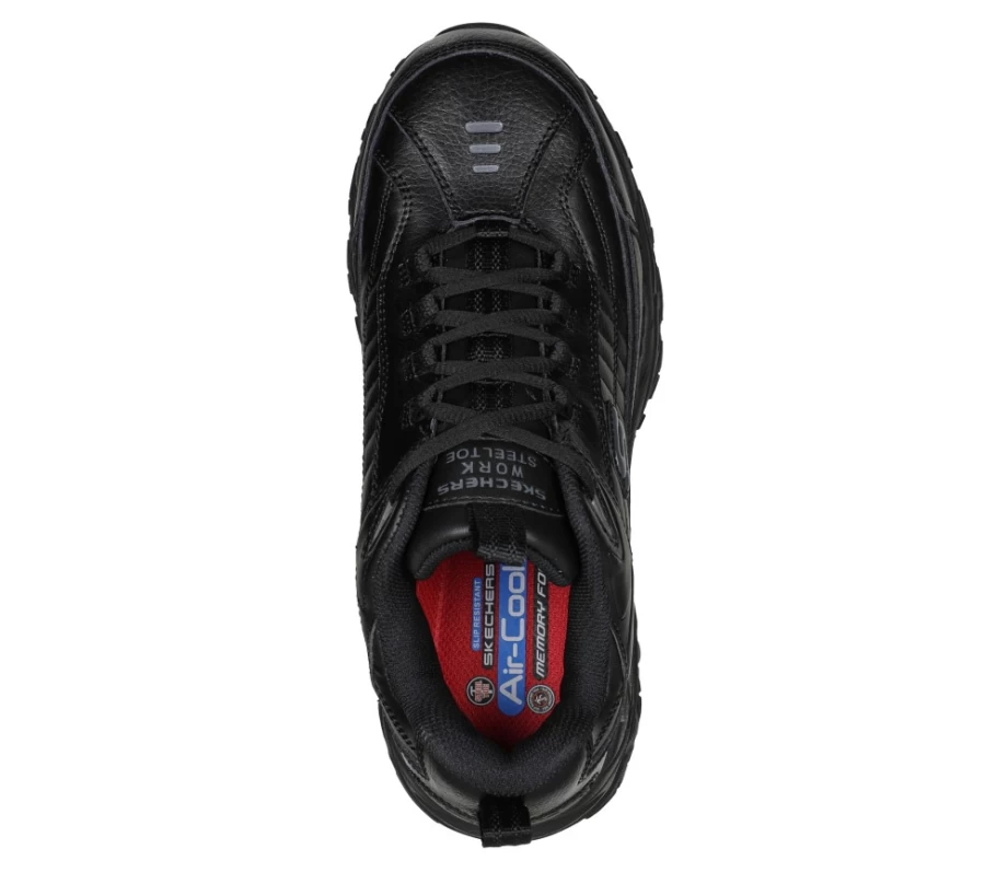 SKECHERS Men's Soft Stride Stiney Sneakers in Black - Comfortable Walking Shoes