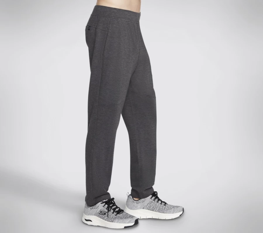 SKECHERS Men's Goknit Ultra Pant - Charcoal Comfort Fit Stretchable Active Wear