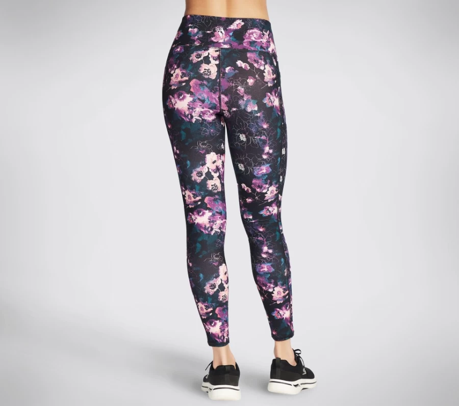 SKECHERS Women's Printed Goflex HW FL Legging in Multi-Color for Flexible Comfort