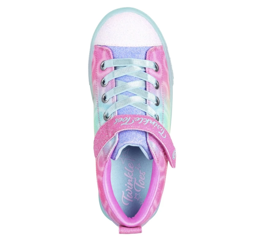 SKECHERS Kids Twinkle Sparks Ice - Dreamsicle Multi-Color Sneakers