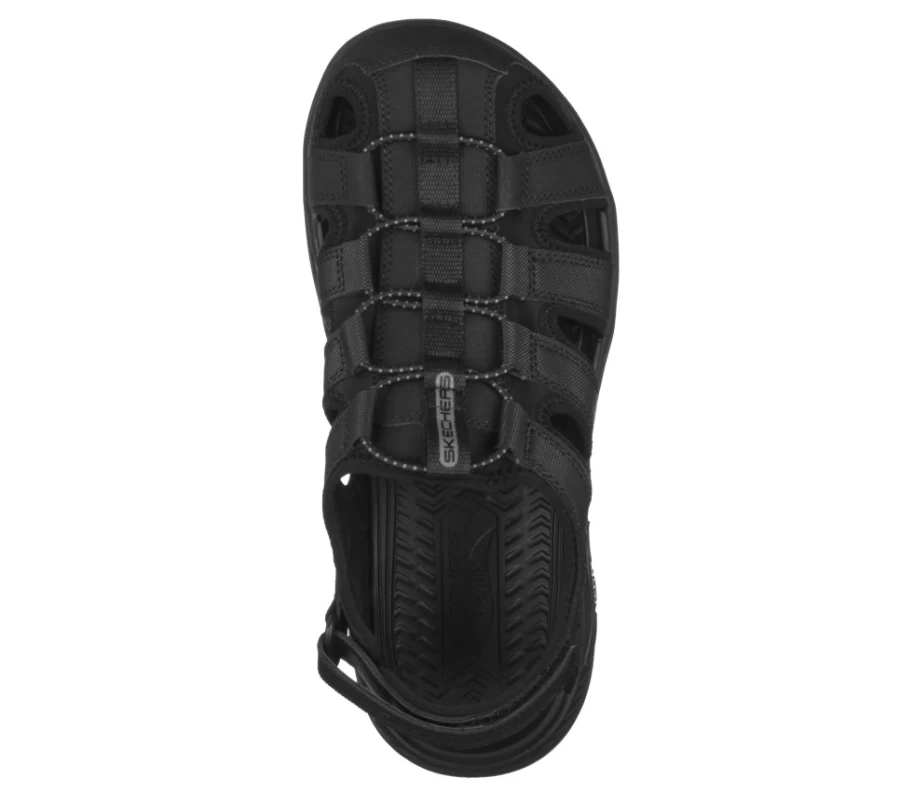 SKECHERS Men's Arch Fit Motley SD Sneakers in Black - Verlander Style Comfort Shoes