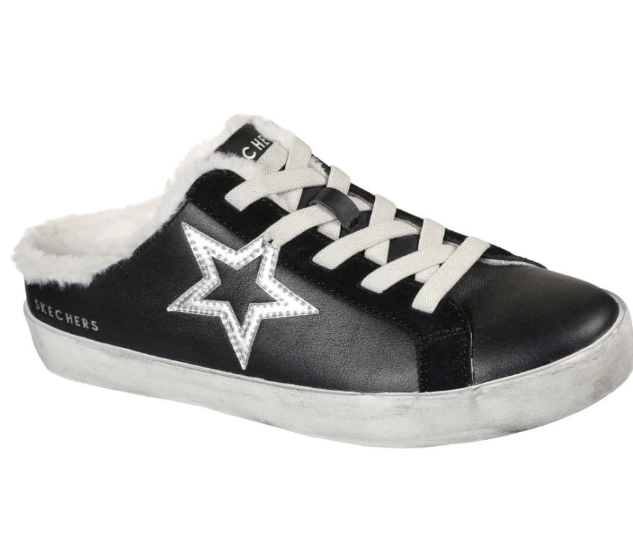 SKECHERS Women's Black Diamond Starz Wear-Ever Sneakers