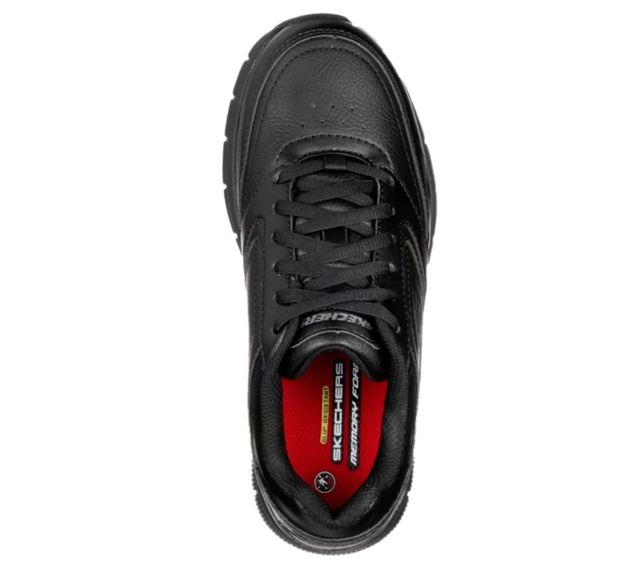 SKECHERS Women's Nampa Wyola Sr Relaxed Fit Sneakers in Black