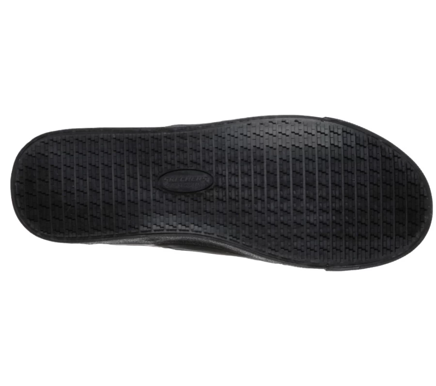 SKECHERS Men's Work Relaxed Fit Sudler - Dedham Sr Sneakers in Black