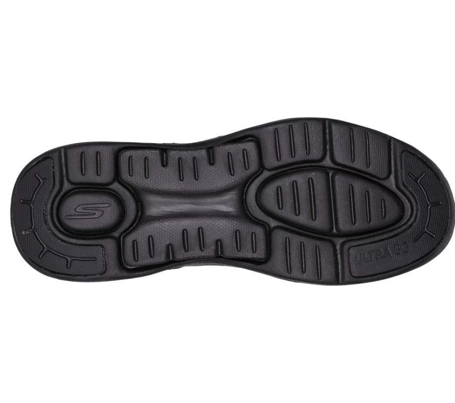 SKECHERS Women's Go Walk Arch Fit Boot - Black, Comfortable Slip-On Boots for Walking