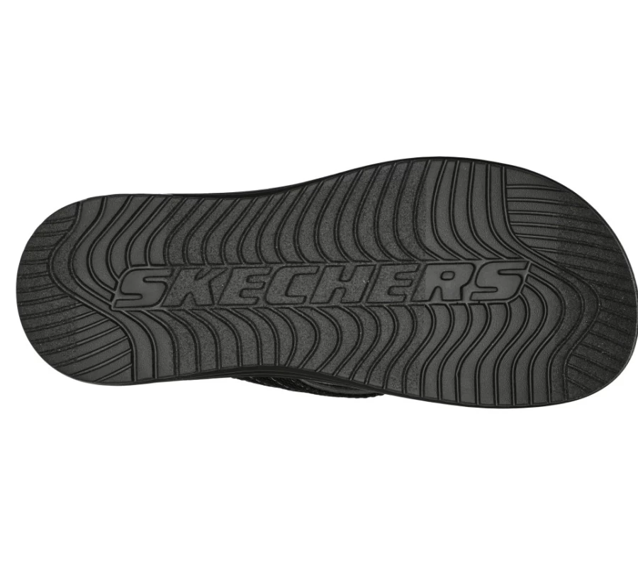 SKECHERS Men's Relaxed Fit Proven SD Sneakers in Black - Comfortable Casual Shoes