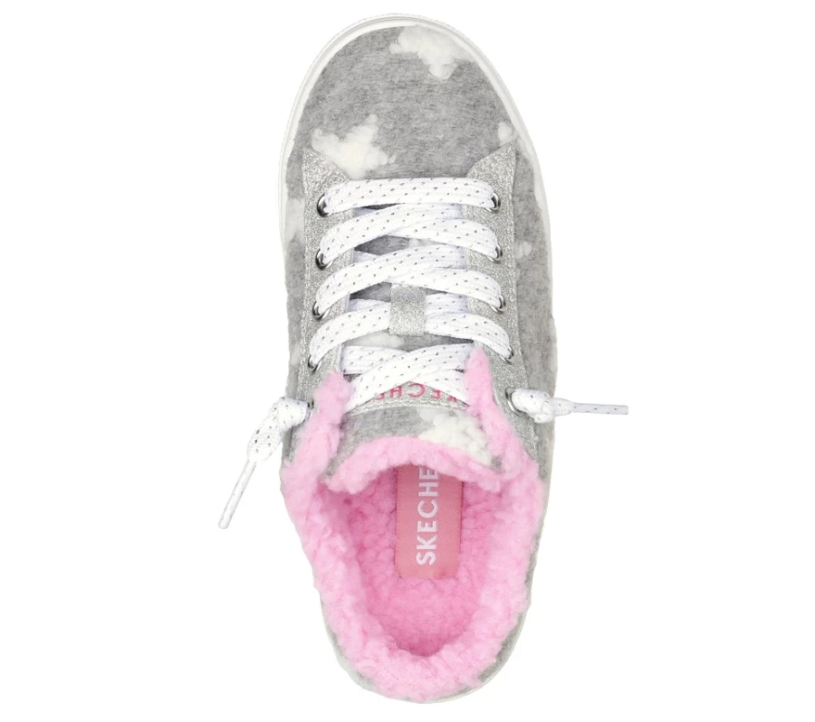 SKECHERS Kids' Goldie - Generation Cozy Sneakers in Gray & Pink | Comfortable & Stylish Footwear for Children