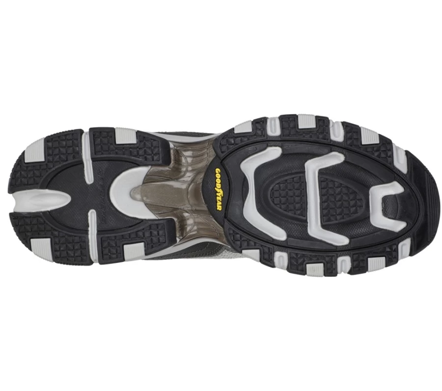 SKECHERS Men's Vigor 3.0 Sneakers in Gray & Black - Lightweight Walking Shoes