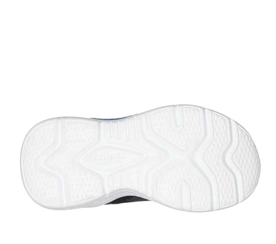SKECHERS Kids' Tri-Color Light-Up Sneakers in Black, Yellow & Blue | S Lights: Tri-Namics