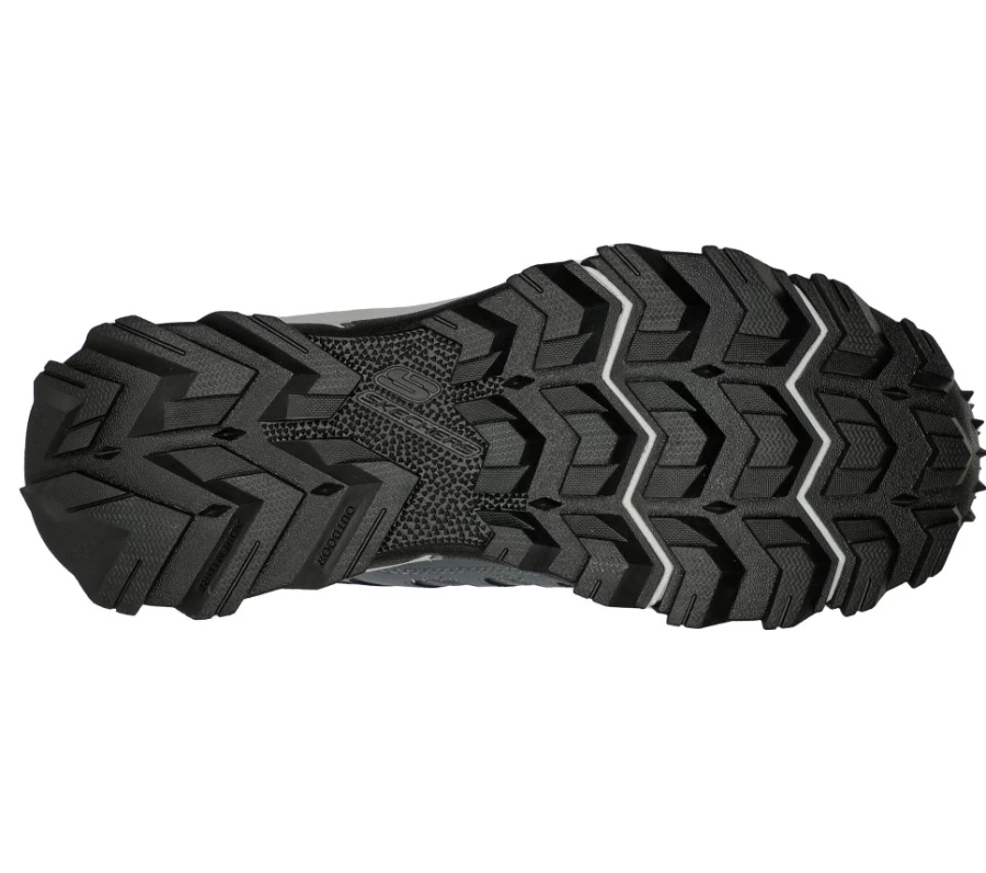 SKECHERS Men's Equalizer 5.0 Trail - Eastpoint Relaxed Fit Sneakers in Charcoal & Orange