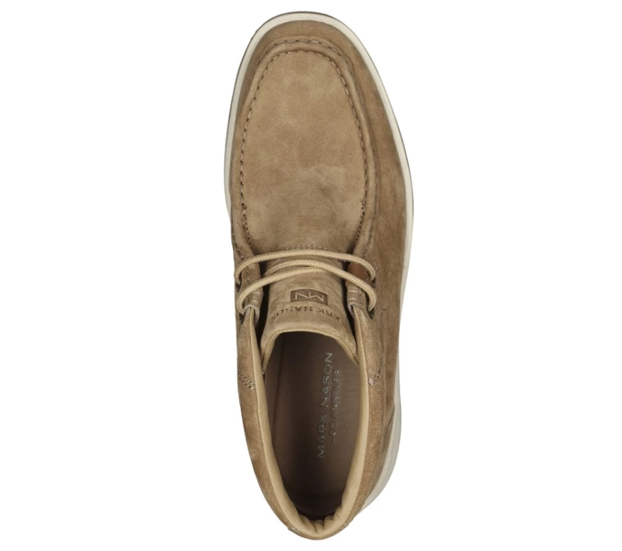 SKECHERS Men's Mark Nason Casual Tucker Whiskey Leather Shoes