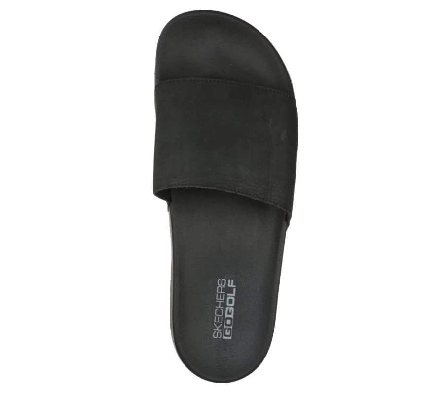 SKECHERS Men's Go Golf 19th Hole Comfortable Black Golf Sandals for Walking & Leisure