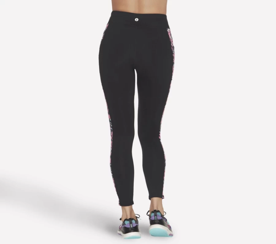 SKECHERS Women's Go Stretch Fantasy Fields HW Leggings - Black, Red, Blue Color Options