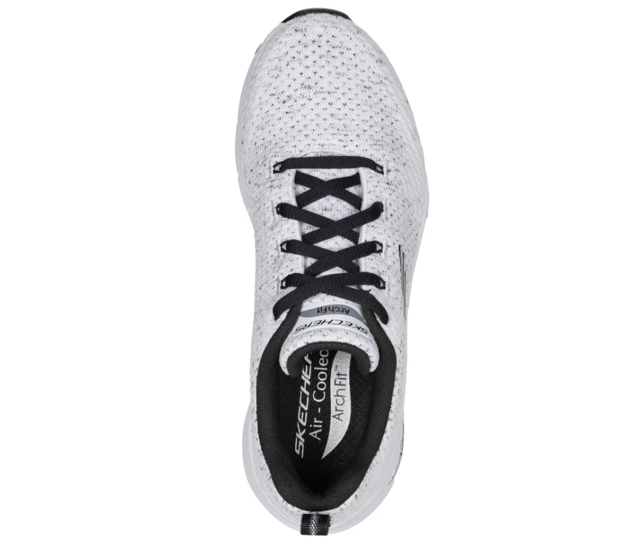 SKECHERS Arch Fit Glee For All Women's Sneakers in White & Black - Supportive Walking Shoes