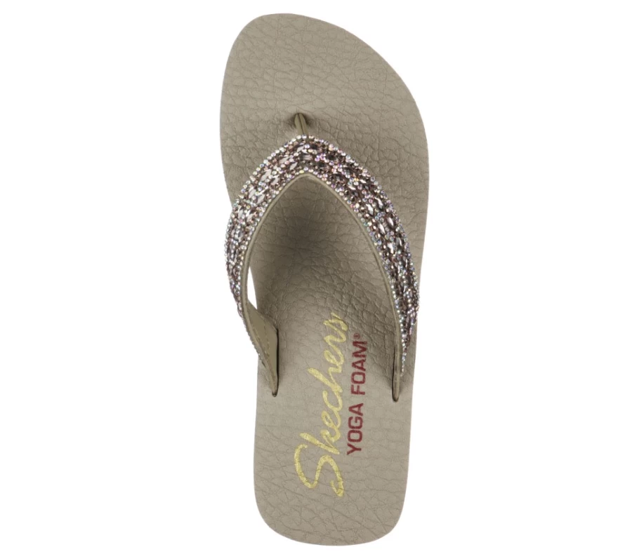 SKECHERS Women's Vinyasa Glory Day Sneakers in Taupe - Lightweight & Comfortable Walking Shoes