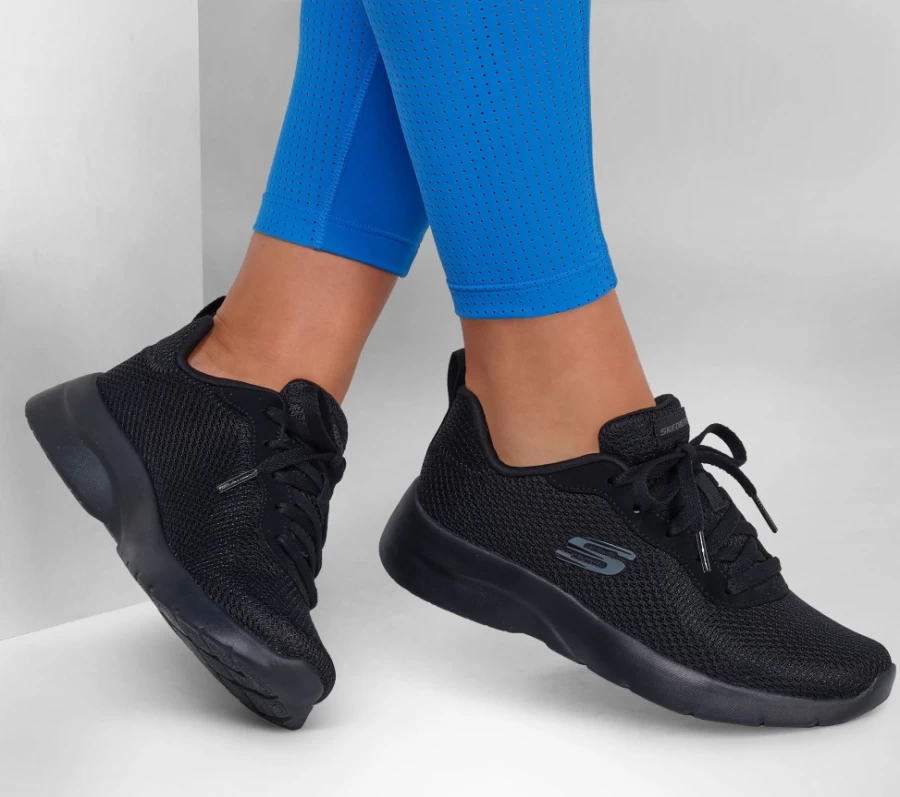 SKECHERS Women's Dynamight 2.0 Power Plunge Sneakers in Black