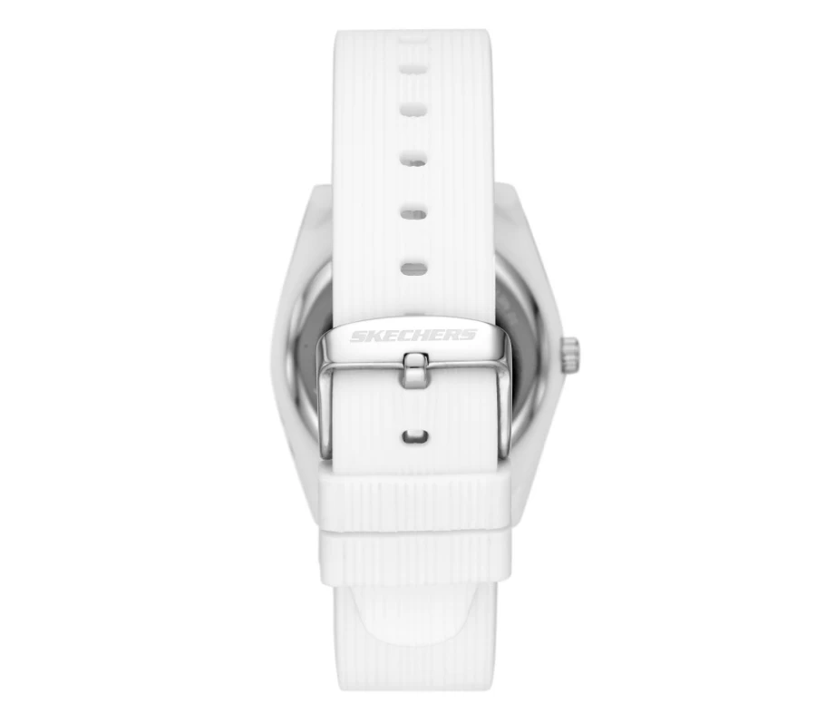 SKECHERS Women's White Rosencrans Midsize Watch
