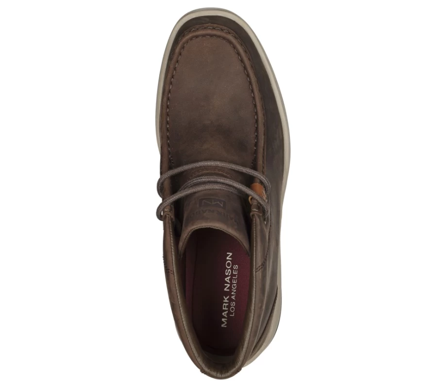 SKECHERS Men's Brown Casual Sneakers - Mark Nason Navin Style