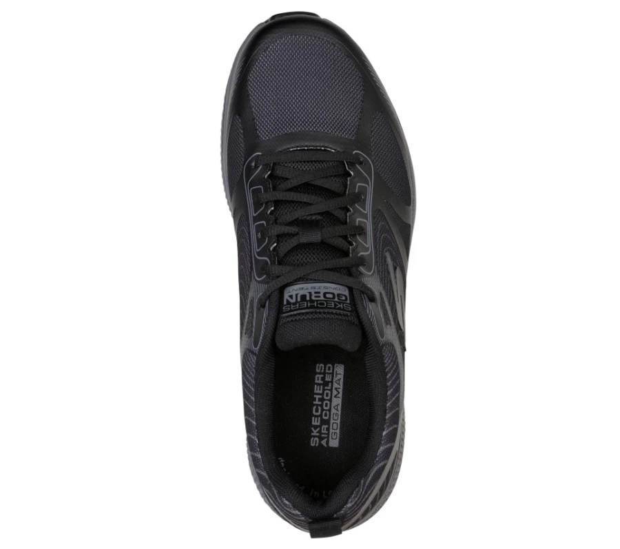 SKECHERS Men's Gorun Consistent - Fleet Rush Running Shoes in Black/Gray