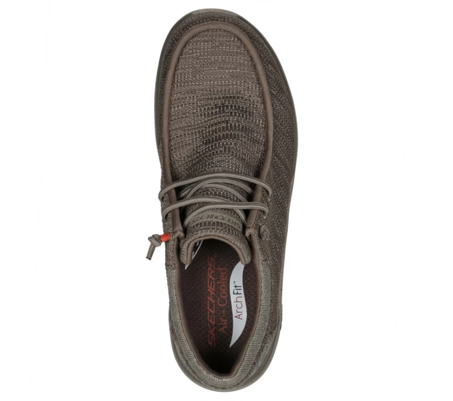 SKECHERS Men's Arch Fit Melo - Darson Relaxed Fit Sneakers in Taupe