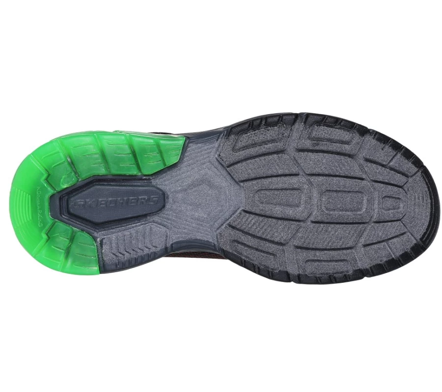 SKECHERS Kids' Thermoflux 2.0 - Kodron Sneakers in Black & Lime