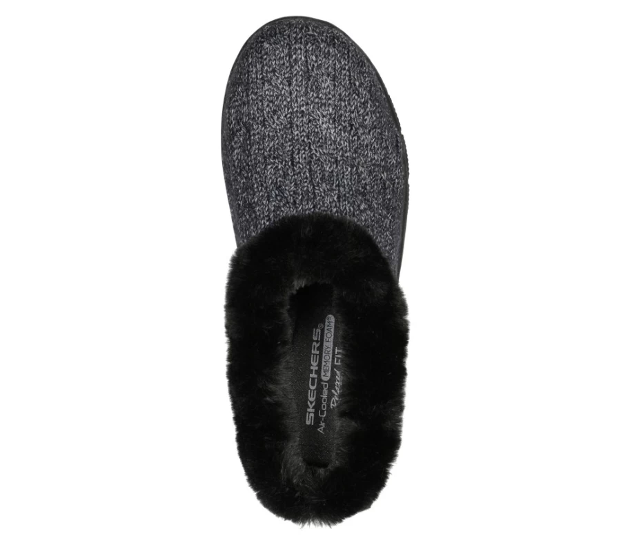 SKECHERS Women's Relaxed Fit Easy Going Sneakers - Pretty Cozy Comfortable Shoes in Black