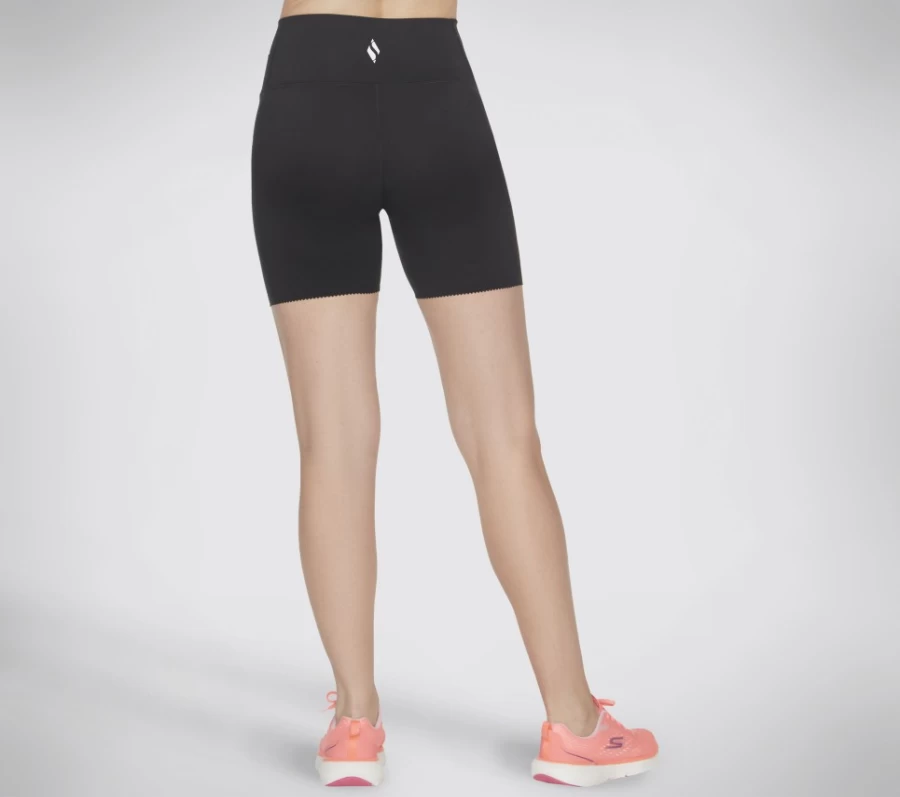 SKECHERS Women's Go Sculpt 6 Inch Bike Shorts - Black High-Waisted Workout Shorts for Cycling & Training