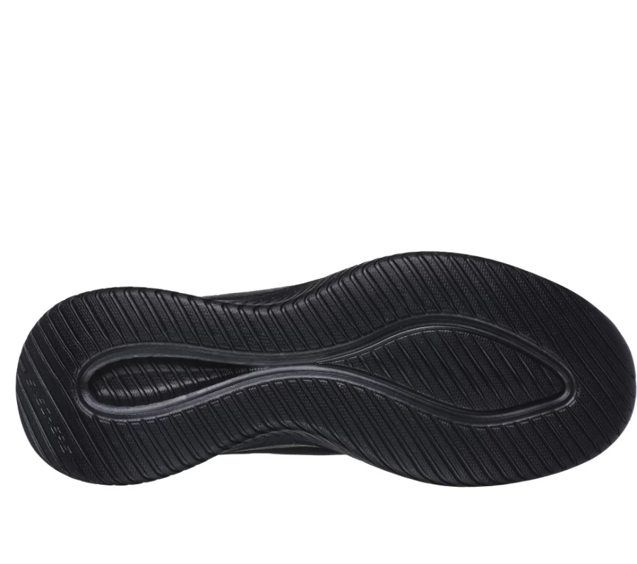 SKECHERS Men's Ultra Flex 3.0 Slip-On Sneakers in Black - Slip-Ins for Comfort & Style