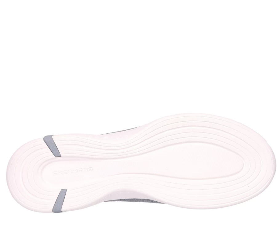 SKECHERS Women's Gray Slip-Ins On-The-Go Swift Fearless Walking Shoes