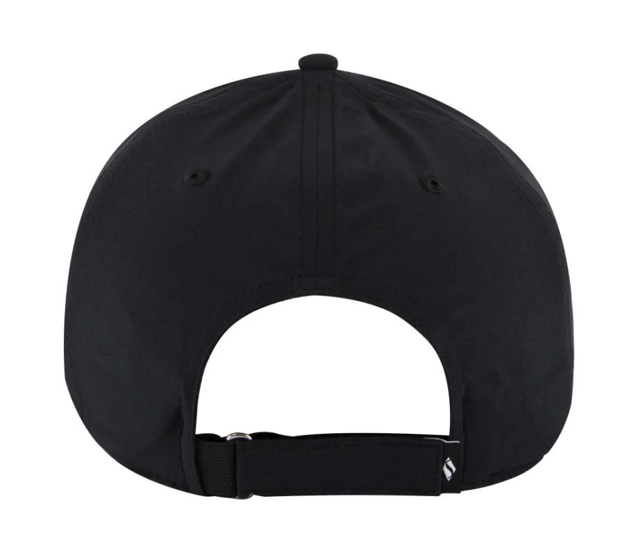 SKECHERS Women's Black Shine Rose Gold Diamond Embellished Hat