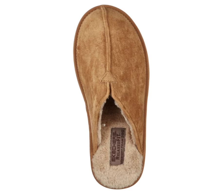 SKECHERS Men's Renten - Palco Relaxed Fit Sneakers in Tan