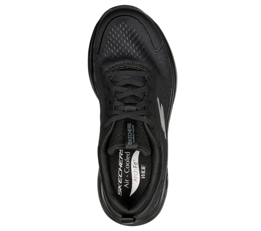SKECHERS Women's Go Walk Workout Walker - Outpace Sneakers in Black