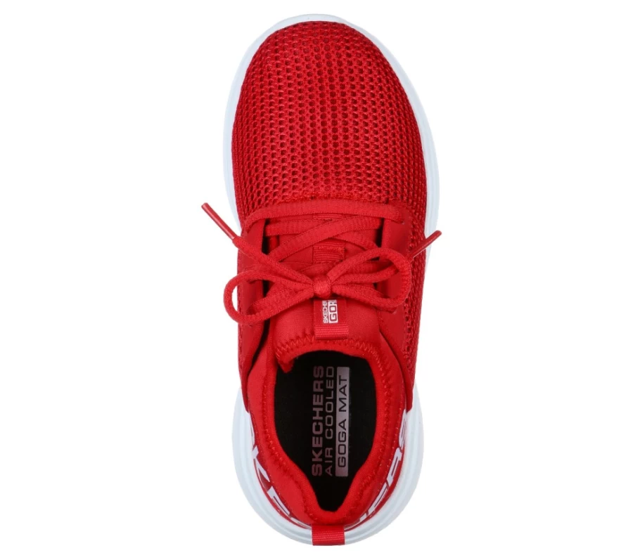 SKECHERS Kids' Go Run Fast - Valor Running Shoes in Red for Active Children