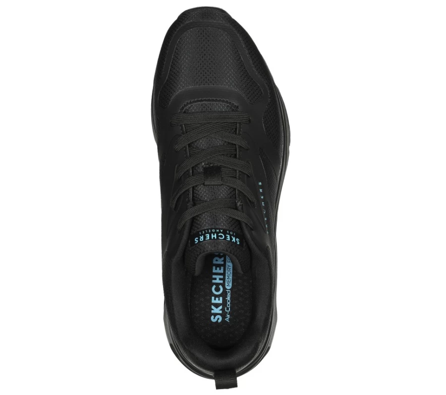 SKECHERS Men's Tres-Air Uno - Modern Aff-Air Sneakers in Black