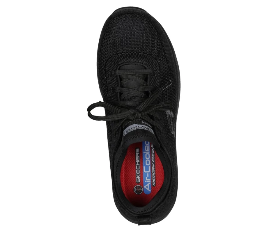SKECHERS Women's Black Balran Comp Toe Work Boots - Bulklin Safety Shoes