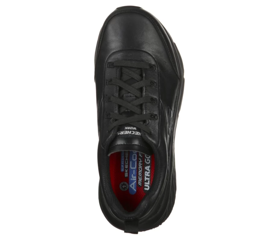 SKECHERS Women's Work Relaxed Fit Max Cushioning Elite Sr Sneakers in Black - Kajus Style