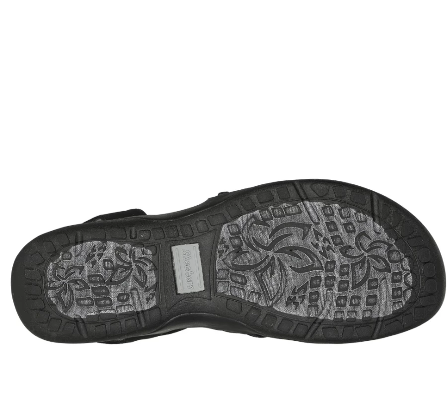 SKECHERS Women's Reggae Slim - Sunnyside Sneakers in Black