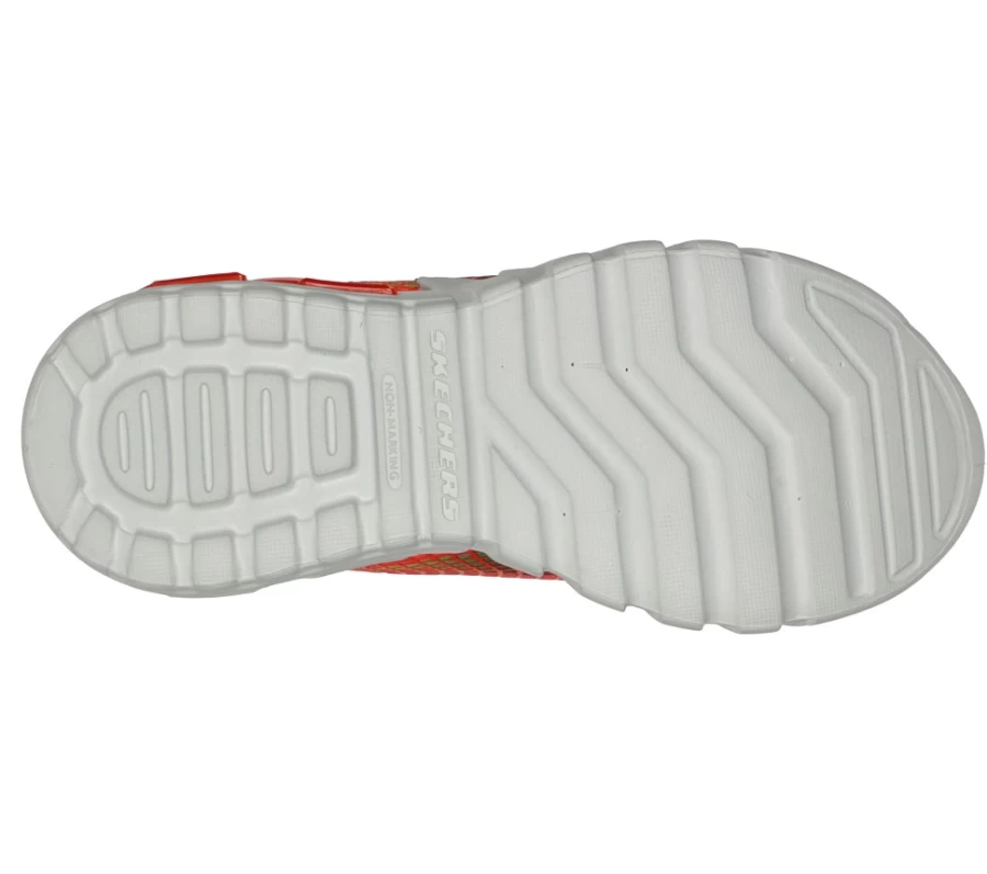 SKECHERS Kids Flex-Glow Elite Sneakers in Red/Black - Vorlo Style Light-Up Shoes