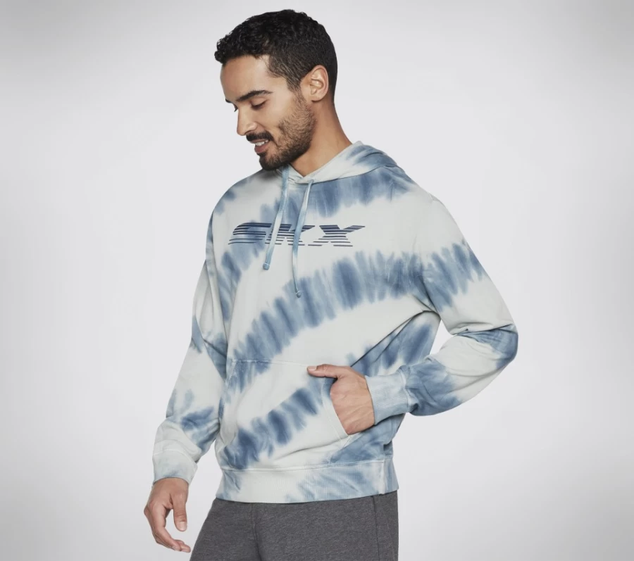 SKECHERS Men's Seafoam Skx Accelerate Pullover Hoodie Sweatshirt