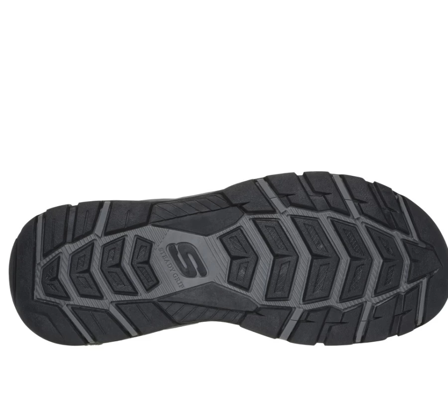 SKECHERS Men's Relaxed Fit Tresmen - Garo Sneakers in Charcoal