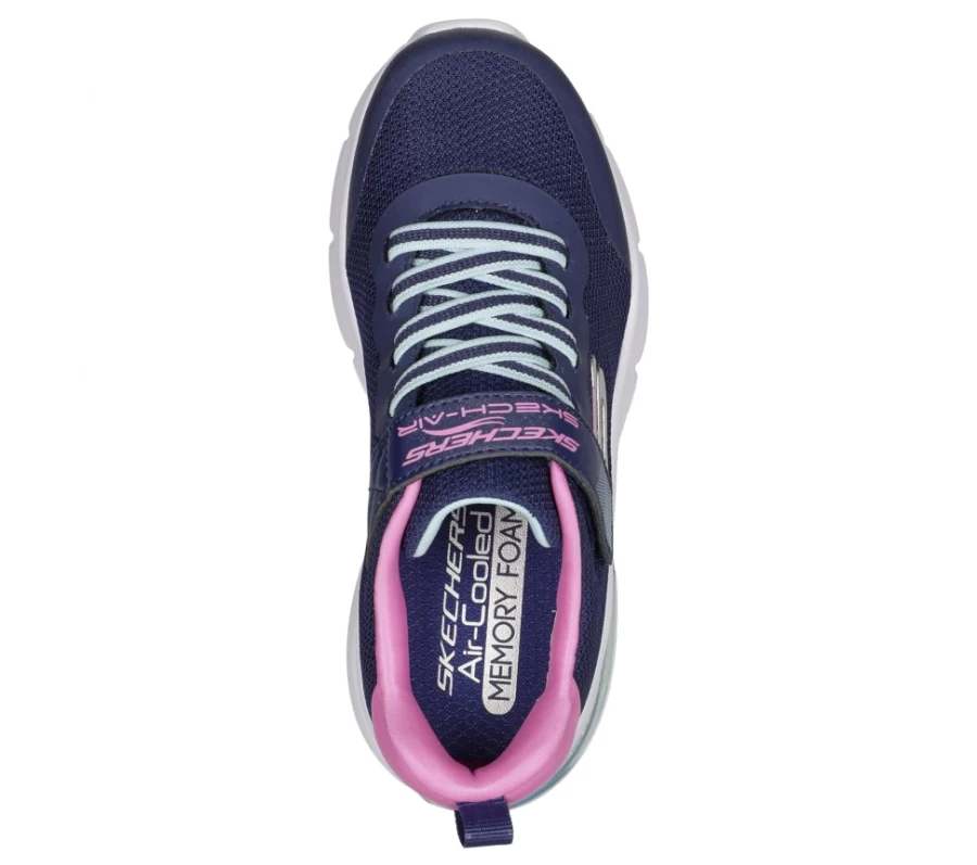 SKECHERS Kids Skech-Air Airmatic Sneakers in Navy & Pink for Comfort and Style