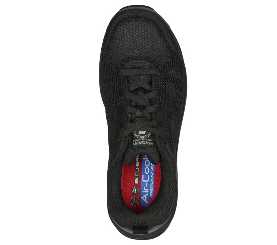 SKECHERS Women's Black Bulklin - Athletic Composite Toe Work Shoes