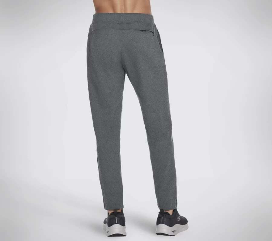 SKECHERS Men's Slip-Ins Pant Controller Tapered Pants in Gray - Comfortable & Stylish Tapered Fit