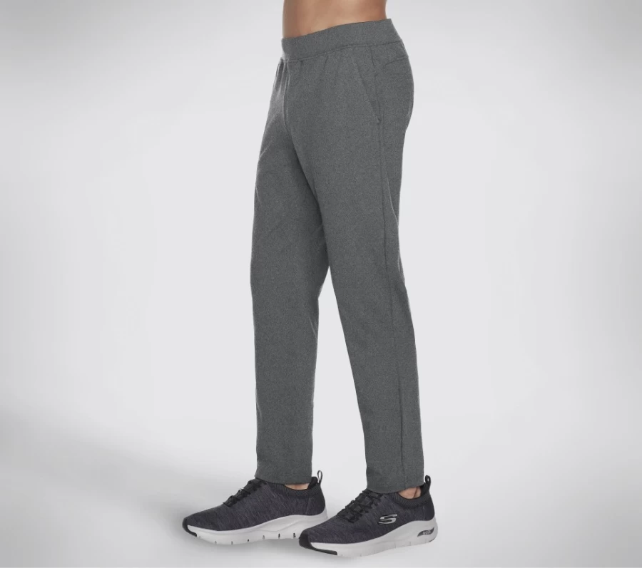 SKECHERS Men's Slip-Ins Pant Controller Tapered Pants in Gray - Comfortable & Stylish Tapered Fit