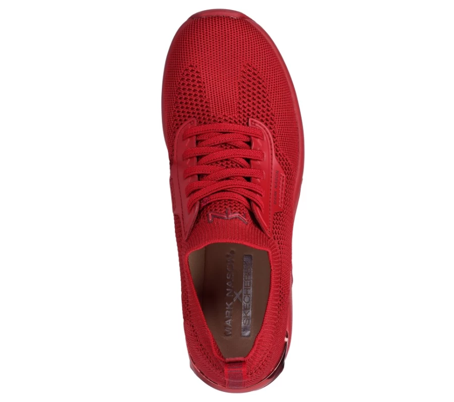 SKECHERS Women's Haydee Red Wedge Sandals