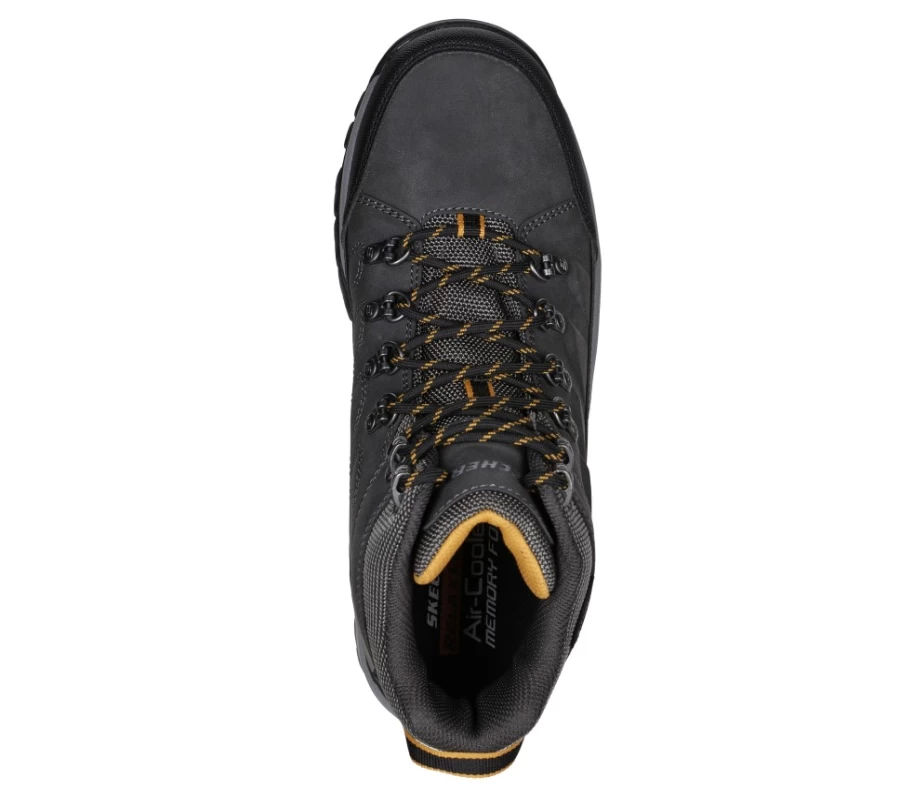 SKECHERS Men's Daggett Relaxed Fit Sneakers in Charcoal