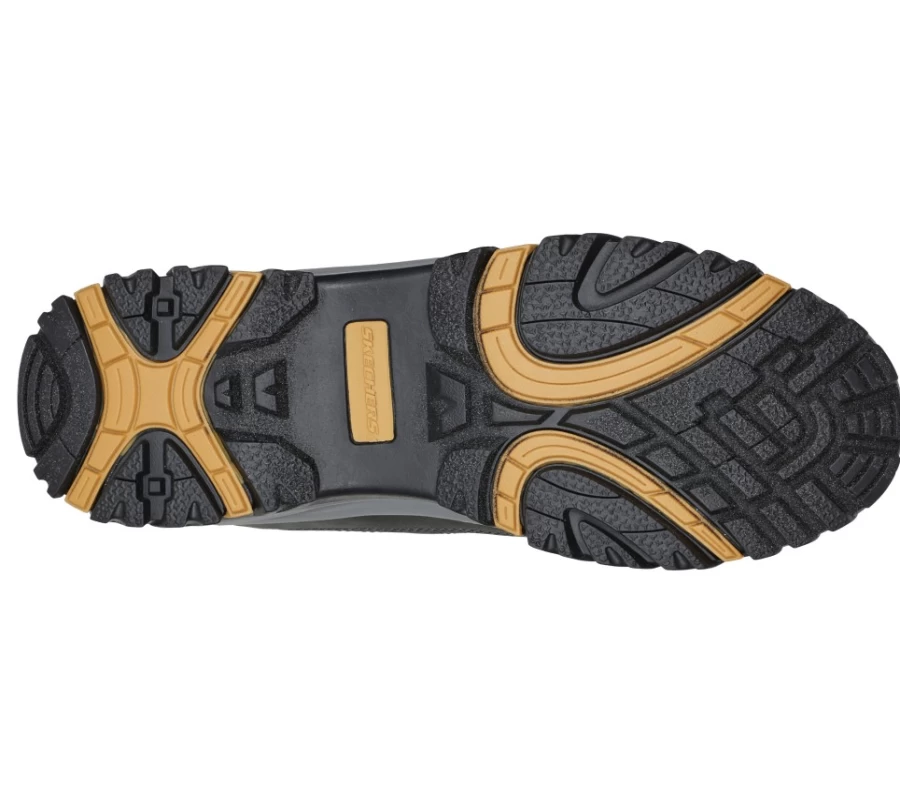 SKECHERS Men's Daggett Relaxed Fit Sneakers in Charcoal