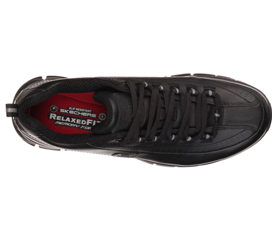 SKECHERS Women's Work Relaxed Fit Sure Track - Trickel Sneakers in Black