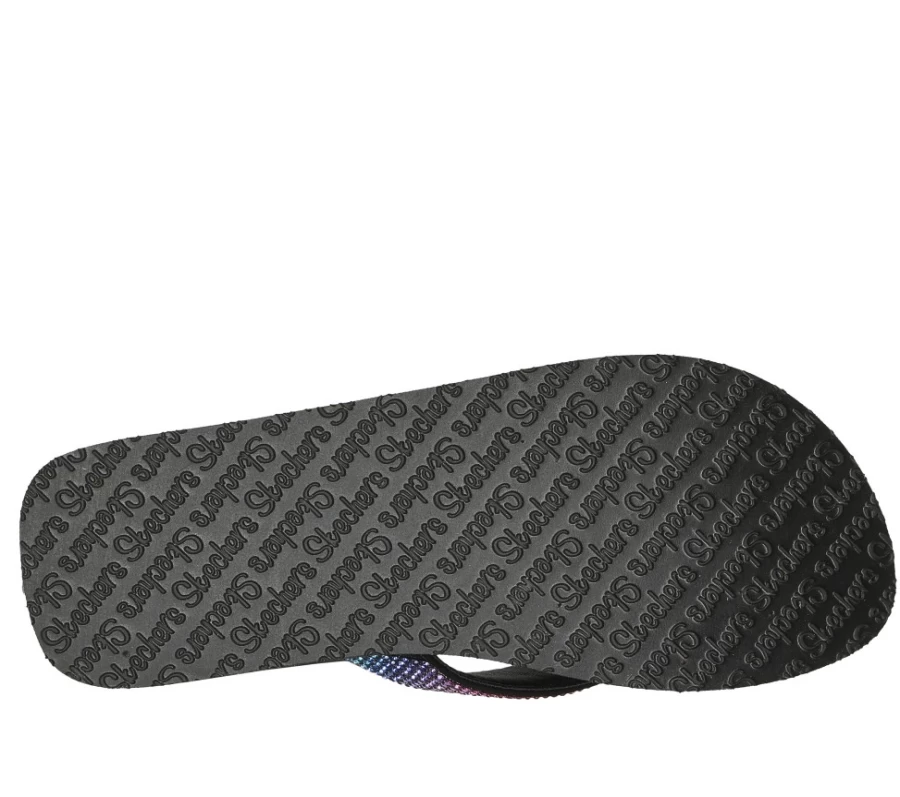 SKECHERS Kids Vinyasa Sparks Sneakers in Black & Multi Color for Active Play