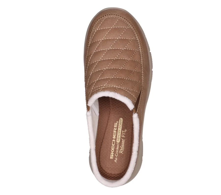 SKECHERS Women's Brown Relaxed Fit Road Trip Casual Sneakers